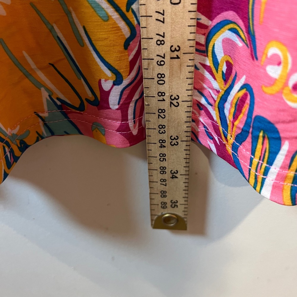 Simply Southern Womens Dress Tropical Parrot Palm Leaf Multicolor Size S NWT - Picture 4 of 6
